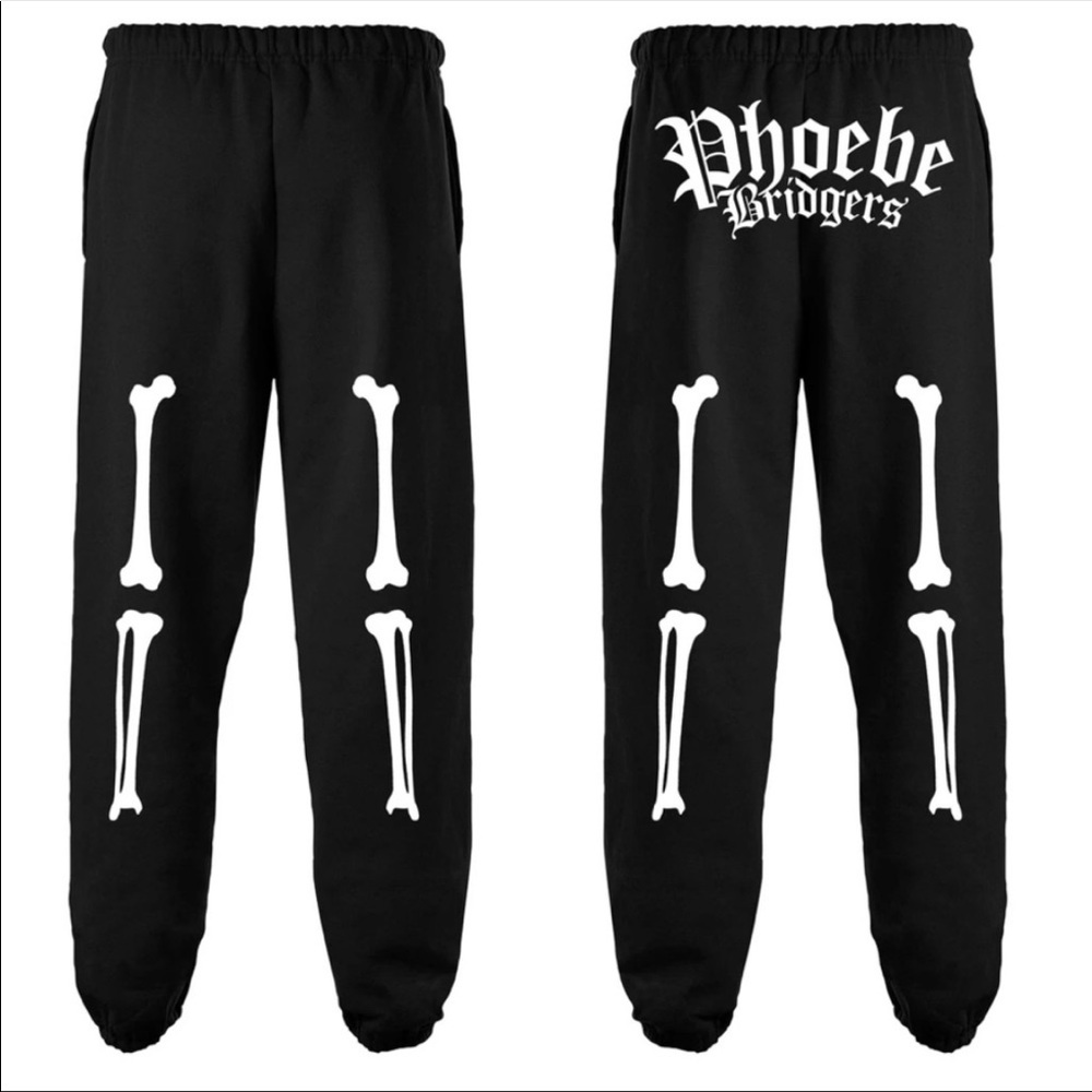 NWT 🦄 HTF Phoebe Bridgers Punisher Skeleton Sweatpants